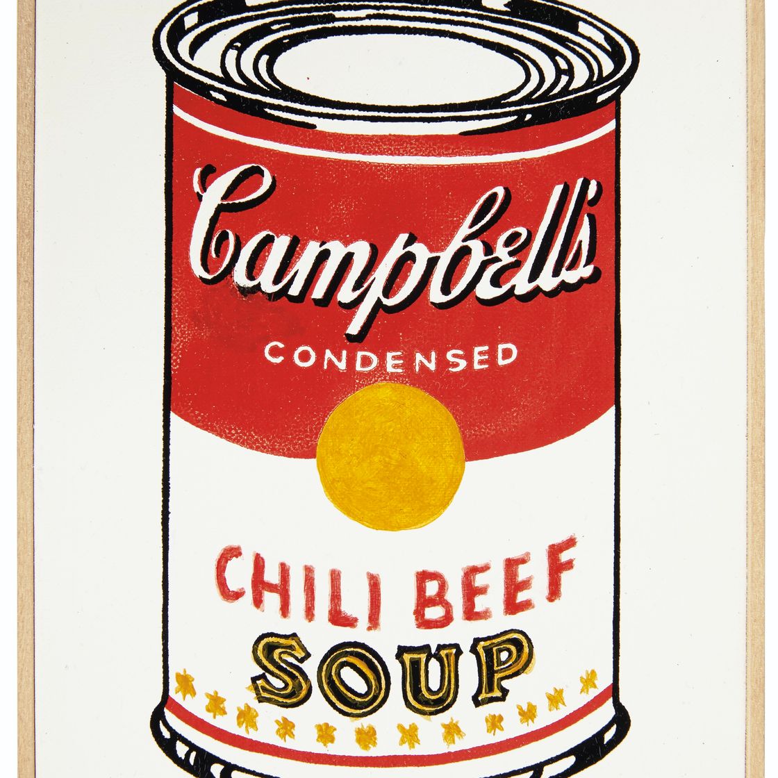 Andy Warhol — Энди Уорхол, "Банка супа Кэмпбелла с говядиной чили", 1962