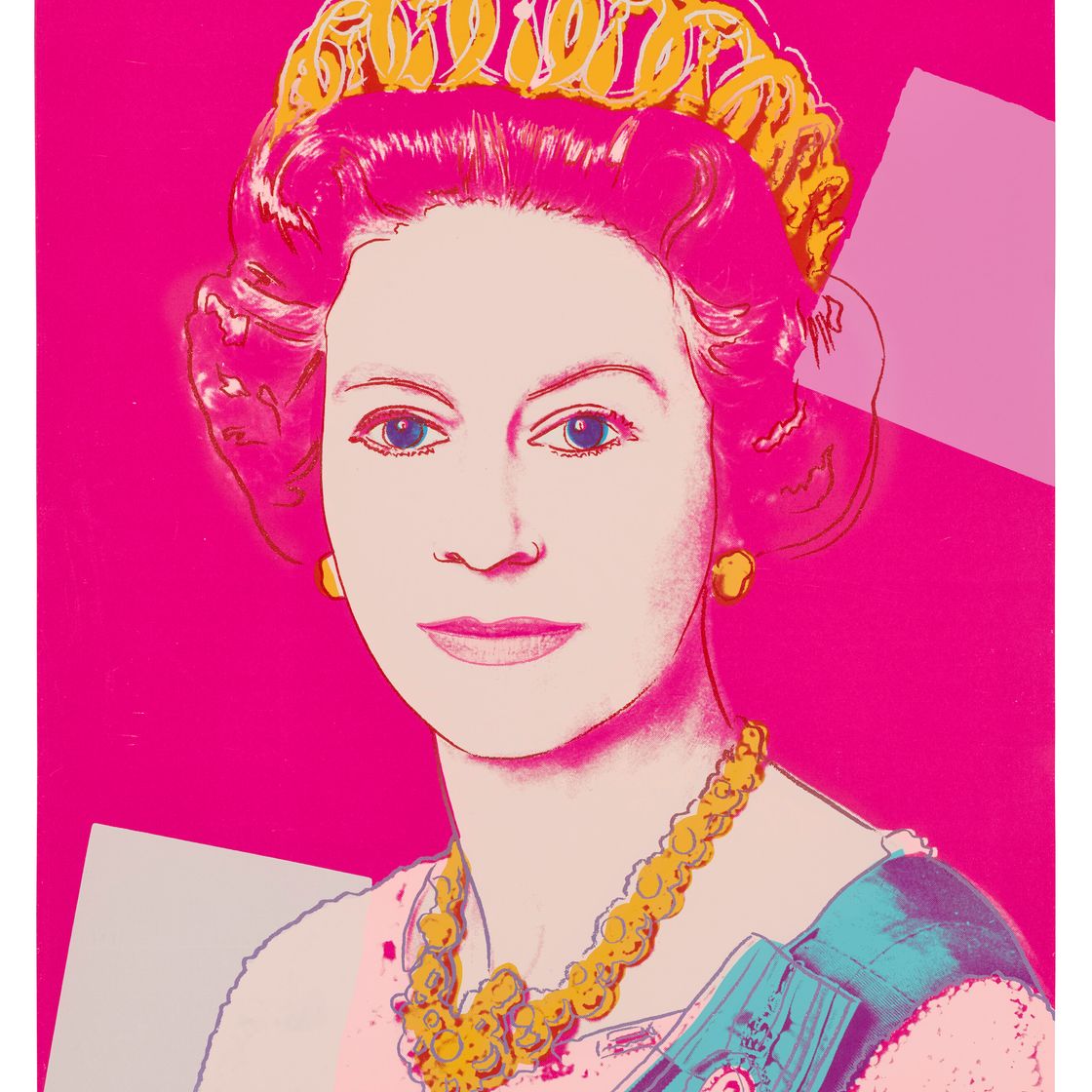 Andy Warhol — Королева Елизавета II, от: Reinging Queens (Королевское издание)