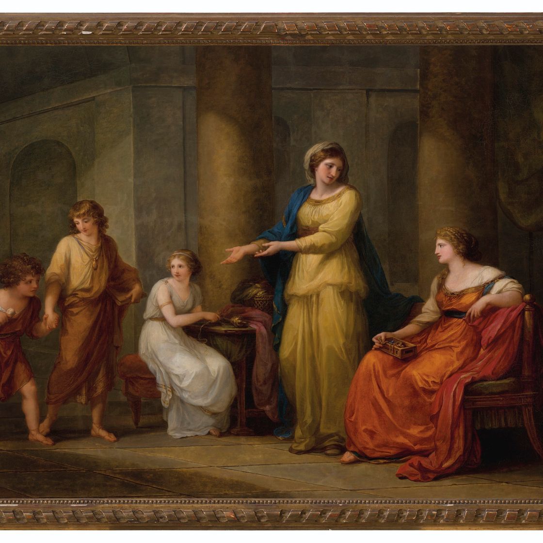 Angelica Kauffmann — Корнелия, мать Гракхов, изображение 2