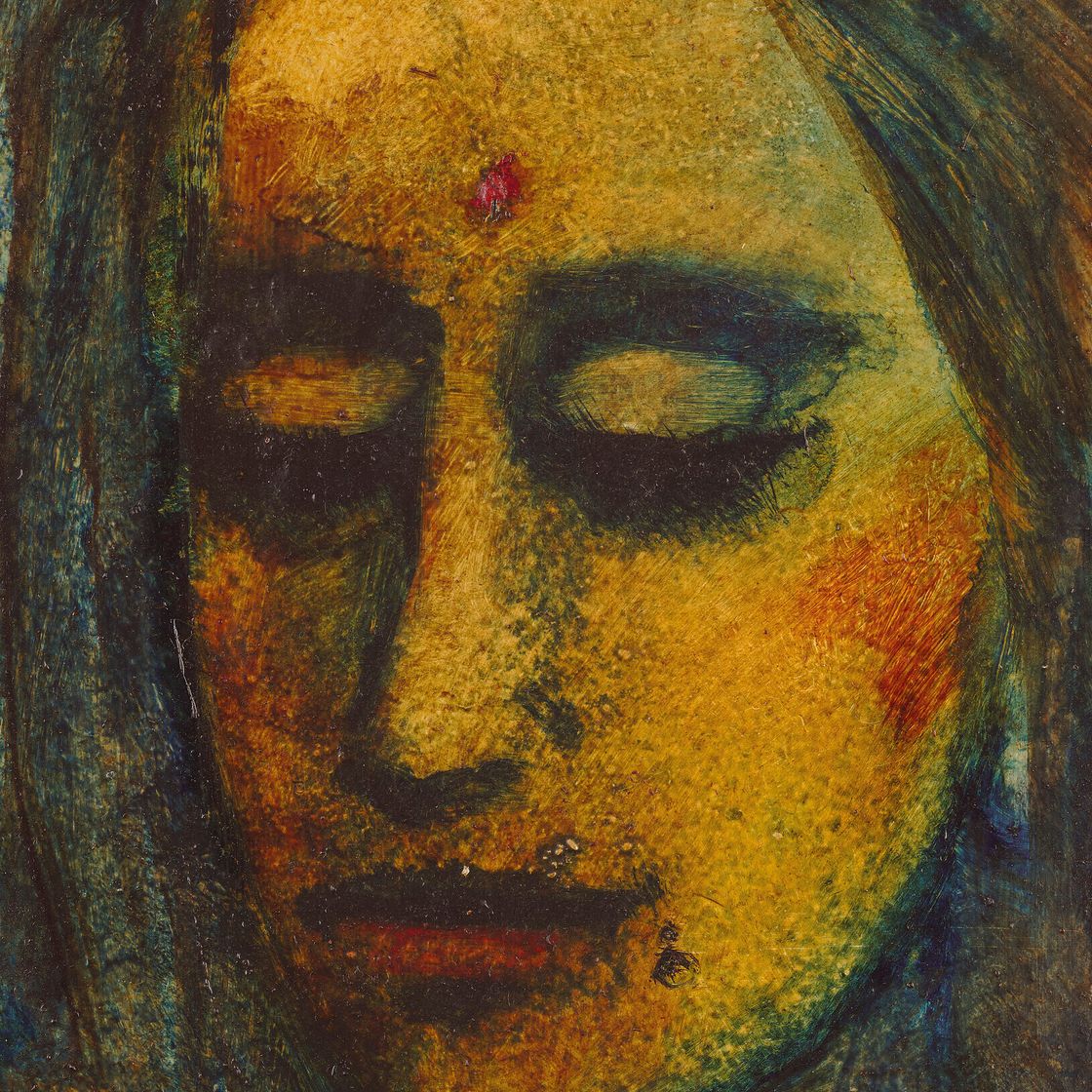 Anjolie Ela Menon — Без названия (Женщина в шали); Без названия (Леди), изображение 2