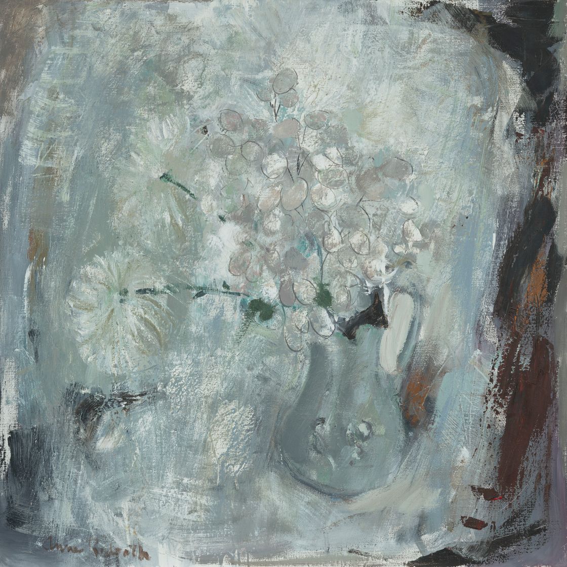 Anne Redpath — Хризантемы и честность, изображение 1