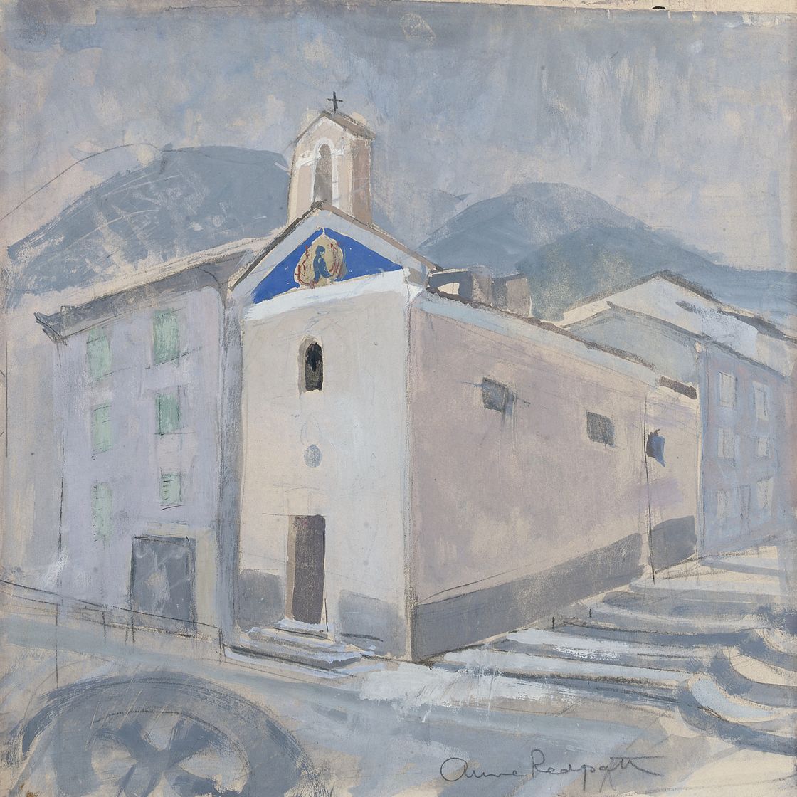 Anne Redpath — Церковь в Соспеле, Приморские Альпы