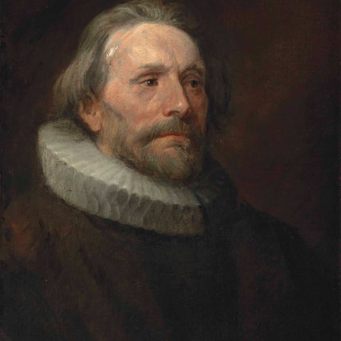 Anthony van Dyck — Главный этюд мужчины в оборках