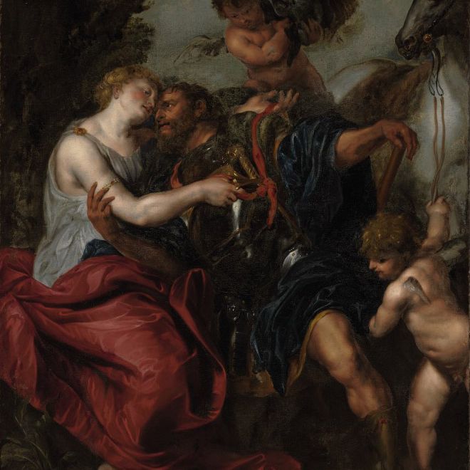Anthony van Dyck — Венера обезоруживает Марс