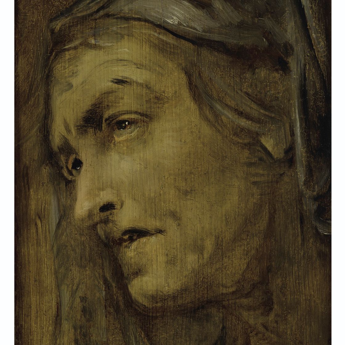 Anthony van Dyck — Исследование головы пожилой женщины