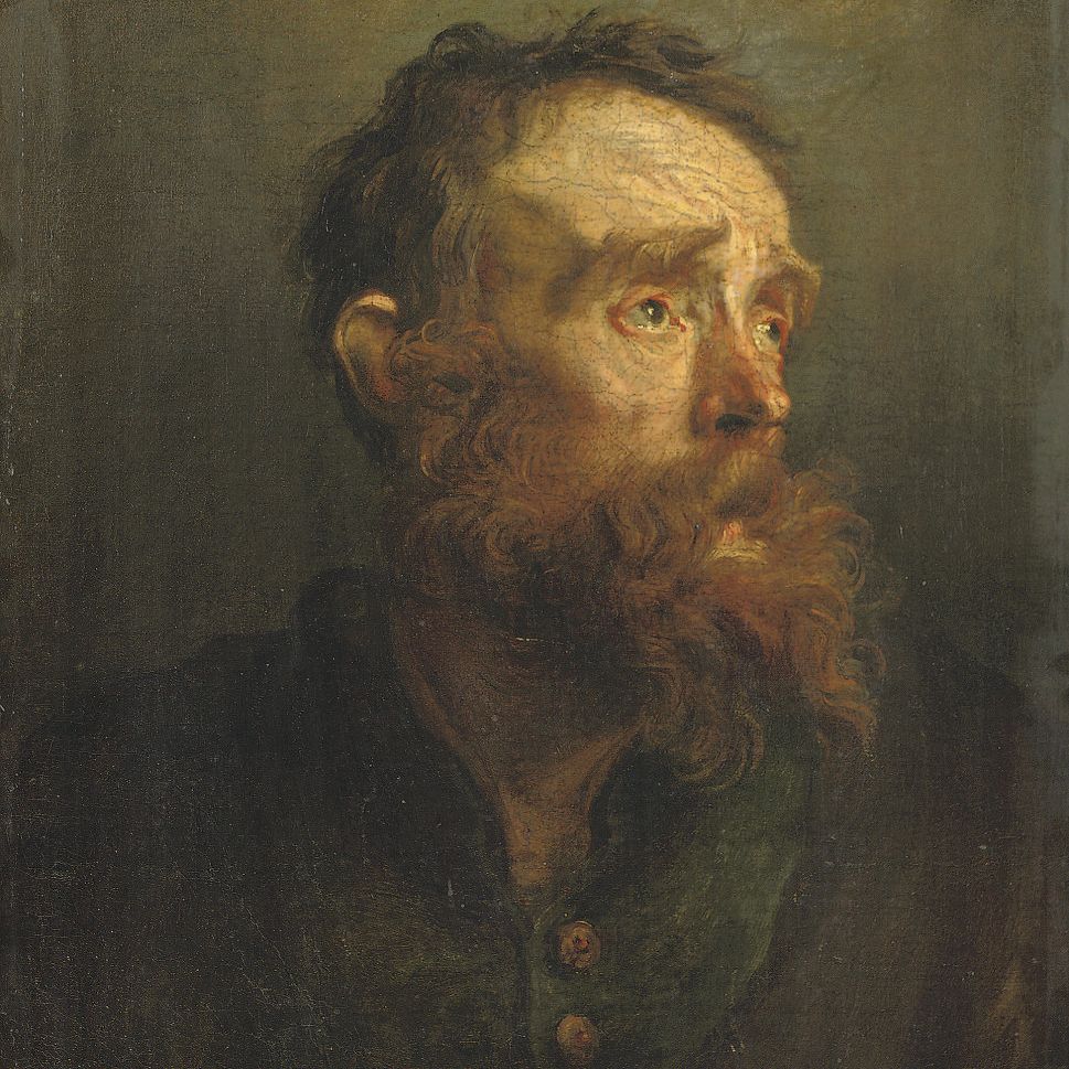 Anthony van Dyck — "Трон" бородатого старика