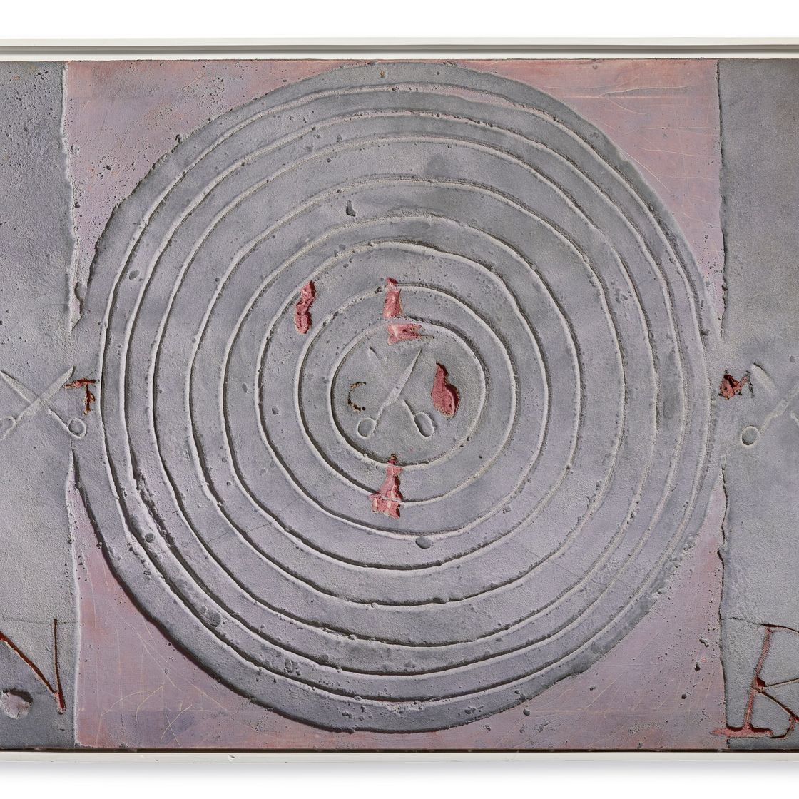 Antoni Tàpies — Диана Амбразорес (Мишень с ножницами), изображение 1