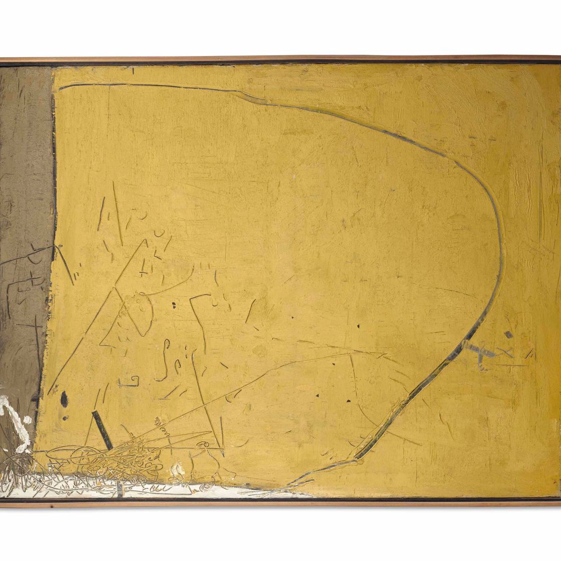 Antoni Tàpies — Желтая картина № XXIV