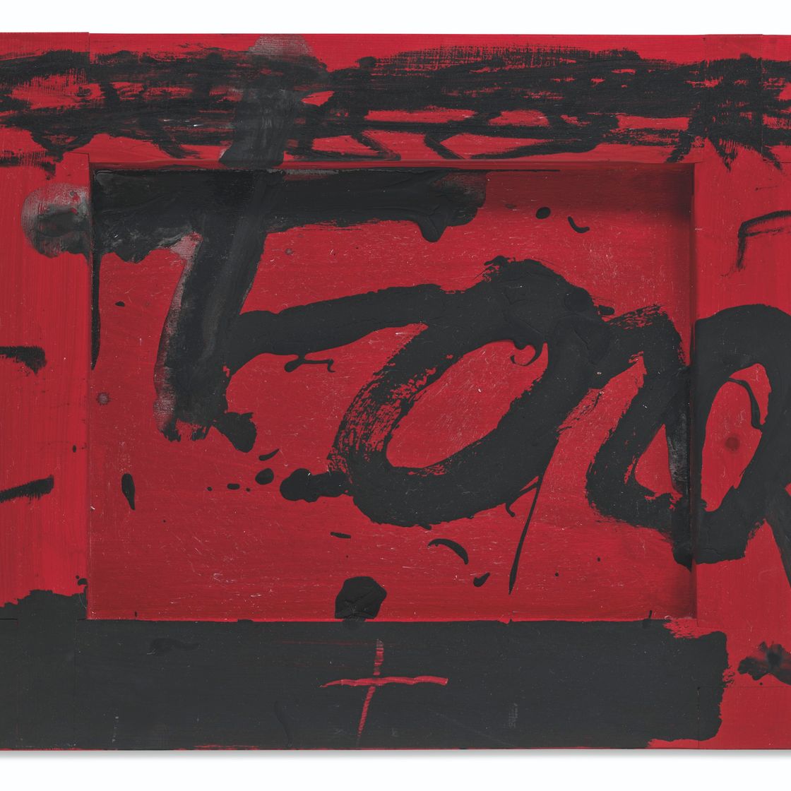 Antoni Tàpies — Маленький вермель и негре