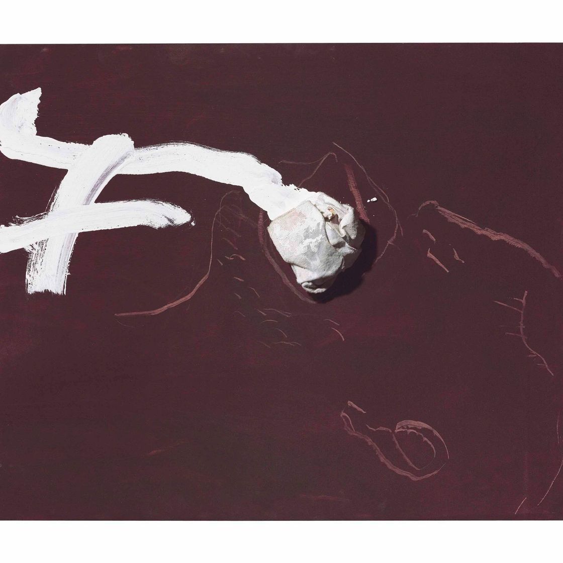 Antoni Tàpies — Blanc i collage (белый и коллаж)