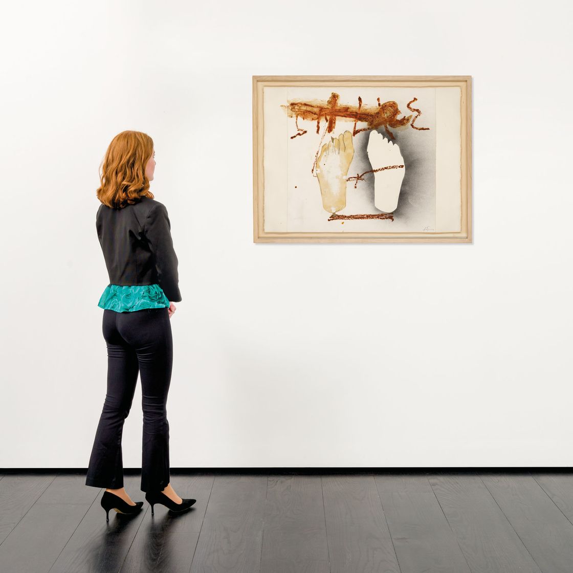 Antoni Tàpies — Дос пеус (два фута), изображение 2