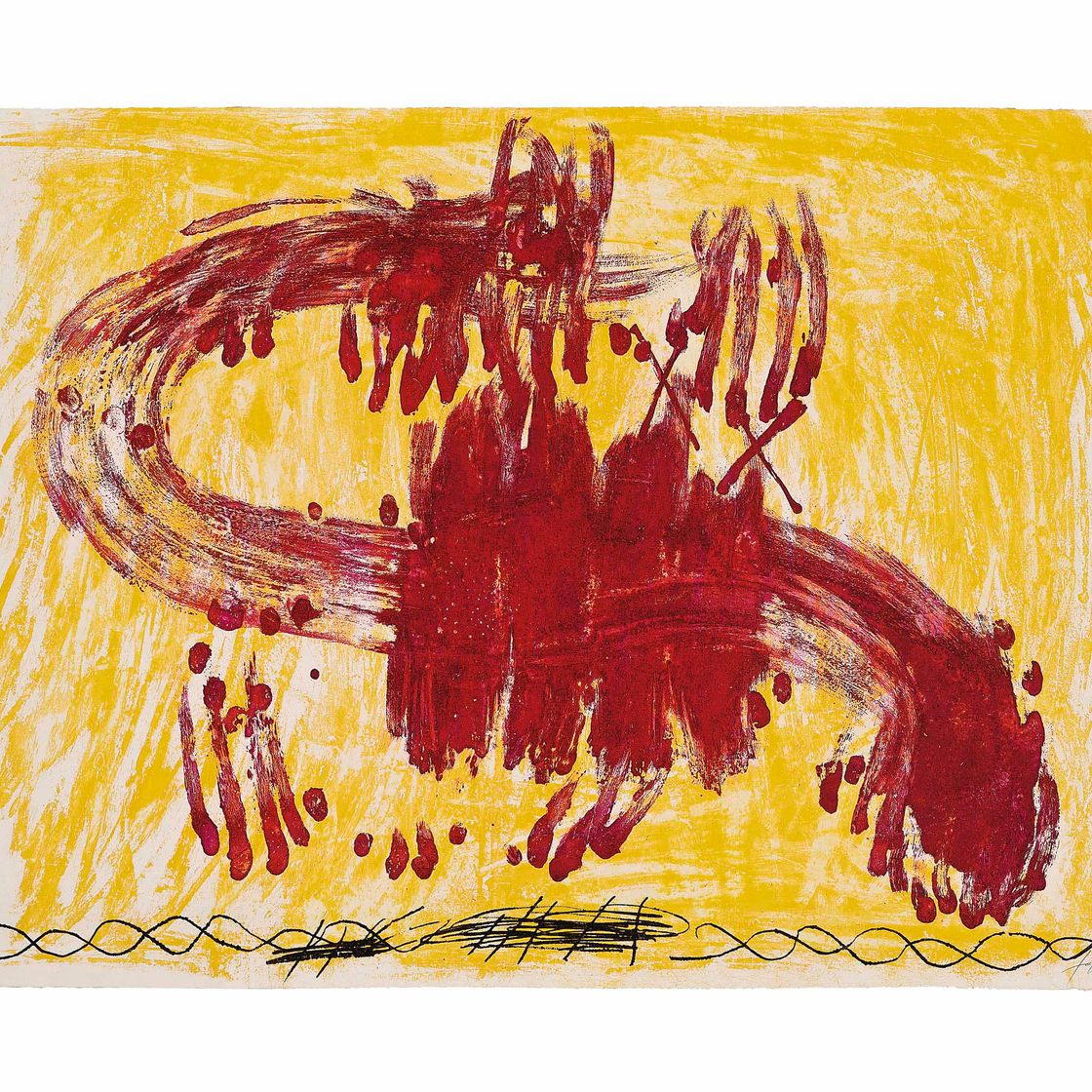 Antoni Tàpies — Каталонская сюита, Лас-Эстампас-де-ла-Комета; Густаво Гили, Барселона, 1972 (G. 302-306), изображение 3