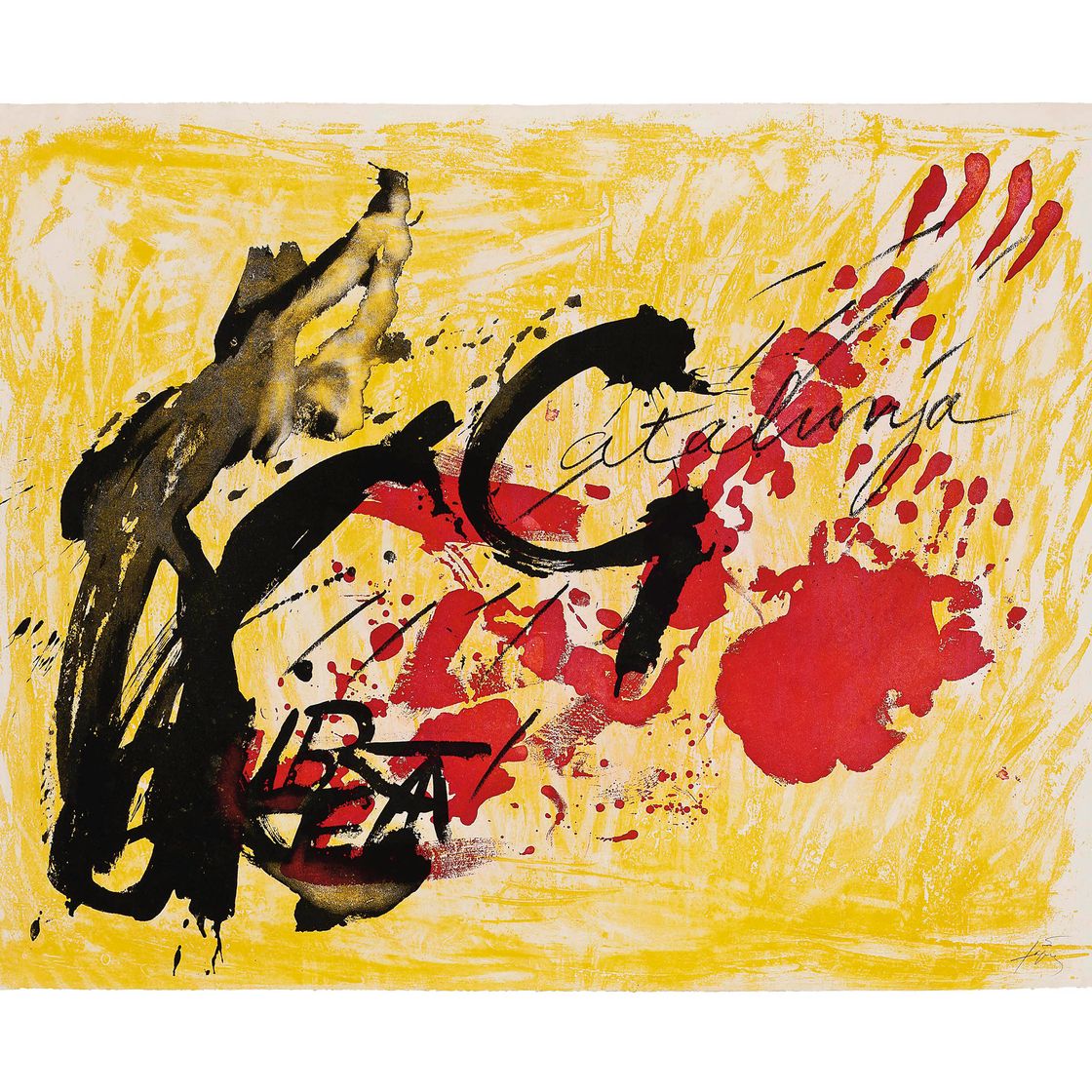 Antoni Tàpies — Каталонская сюита, Лас-Эстампас-де-ла-Комета; Густаво Гили, Барселона, 1972 (G. 302-306), изображение 5