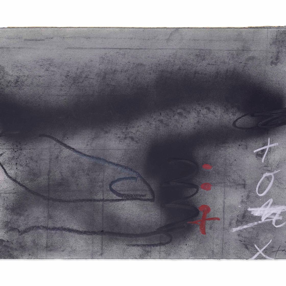 Antoni Tàpies — Румяные тарталетки (Три красных пятна)