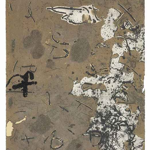 Antoni Tàpies — Современный образец граффити (Galfetti 1260)