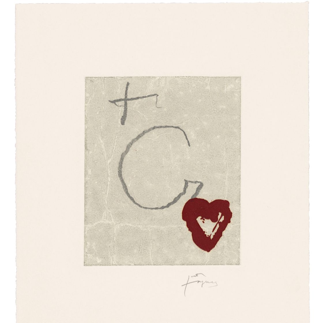 Antoni Tàpies — Без названия, изображение 4
