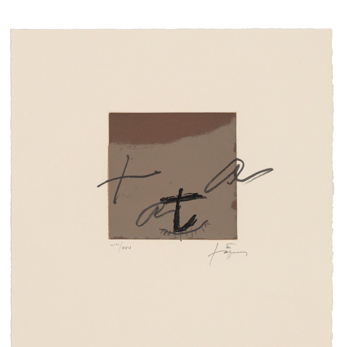 Antoni Tàpies — Без названия, изображение 6