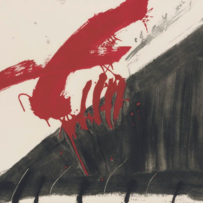 Antoni Tàpies — Четверостишие из Негре-и-Ройга (Гальфетти, 617)