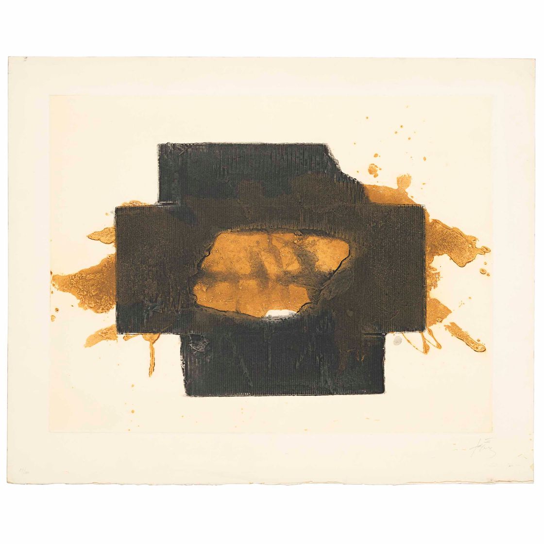 Antoni Tàpies — Шесть пластинок от: Nocturn Matinal (Galfetti 238a, 239a, 242a-244a, 245)