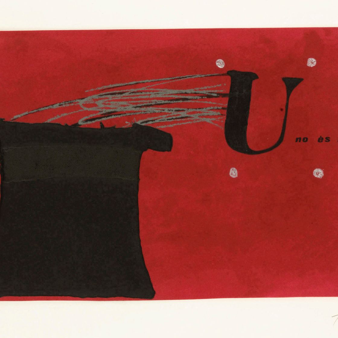 Antoni Tàpies — Без изменений : один отпечаток