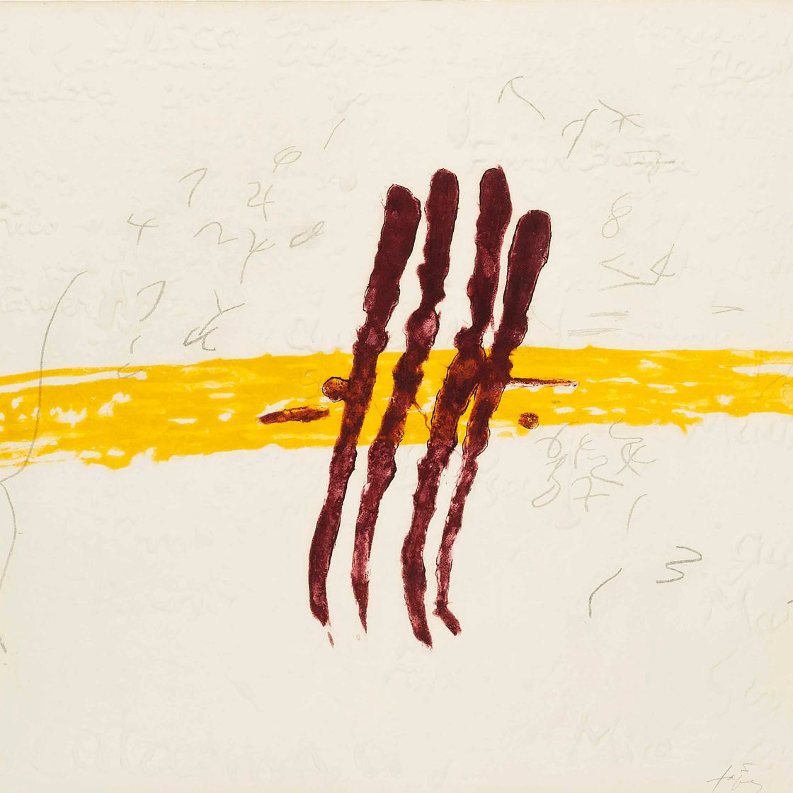 Antoni Tàpies — Четвертый день пения