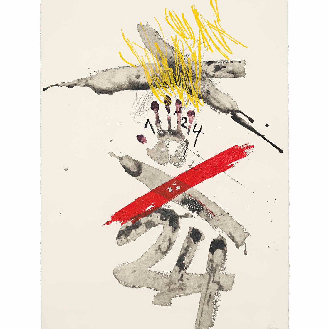 Antoni Tàpies — Без названия (Гальфетти 334)