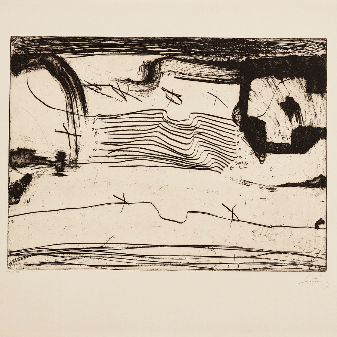 Antoni Tàpies — Алфавит, изображение 1