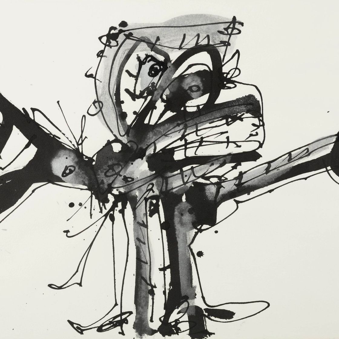 Antonio Saura — Распятие