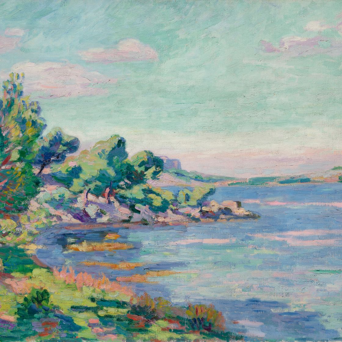 Armand Guillaumin — Ле-Бруск, Озеро Лугау, утро