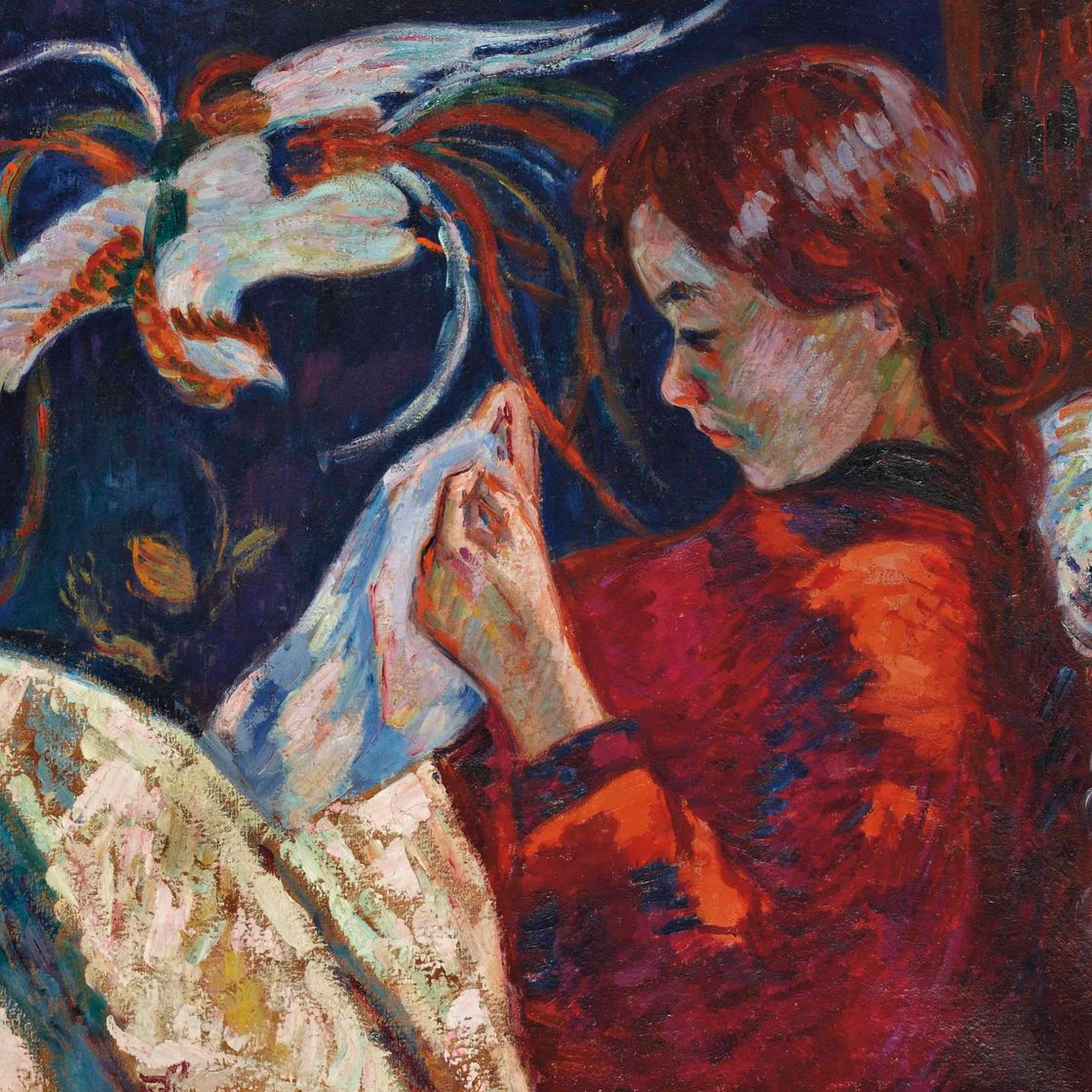 Armand Guillaumin — Мадемуазель Гийомен, дочь кузины художника