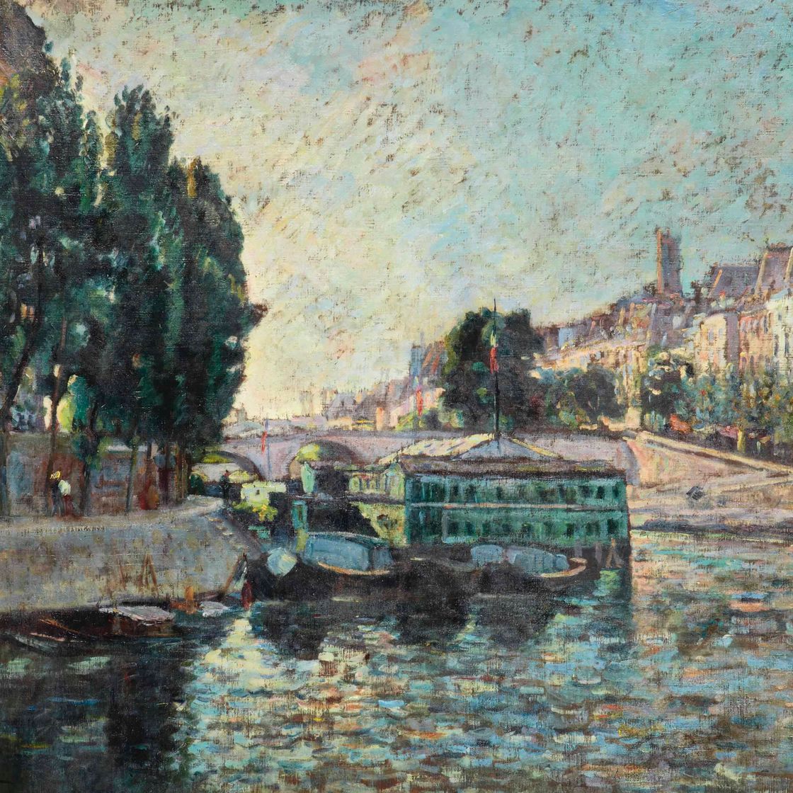 Armand Guillaumin — Берега Сены, сборщики налогов