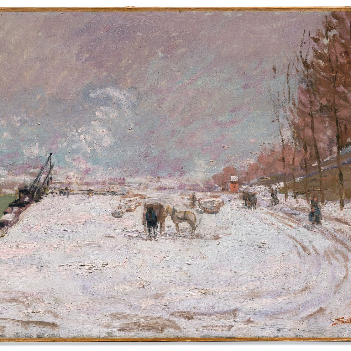 Armand Guillaumin — Набережная Сен-Бернар-су-ла-Неж, Париж, изображение 3