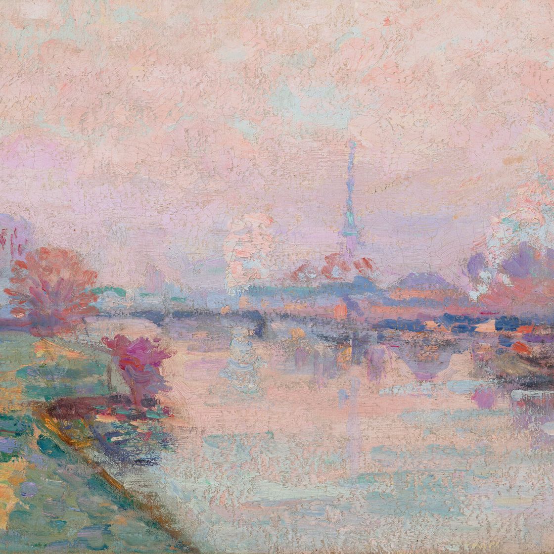 Armand Guillaumin — Эйфелева башня в Париже, изображение 1