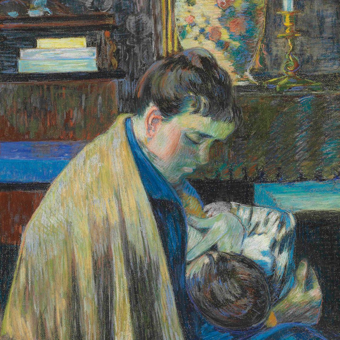 Armand Guillaumin — Мадам Гийомен и дочь Маргарита