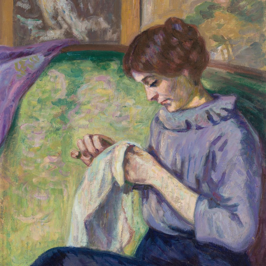 Armand Guillaumin — Мадам Гийомен кузан, изображение 1