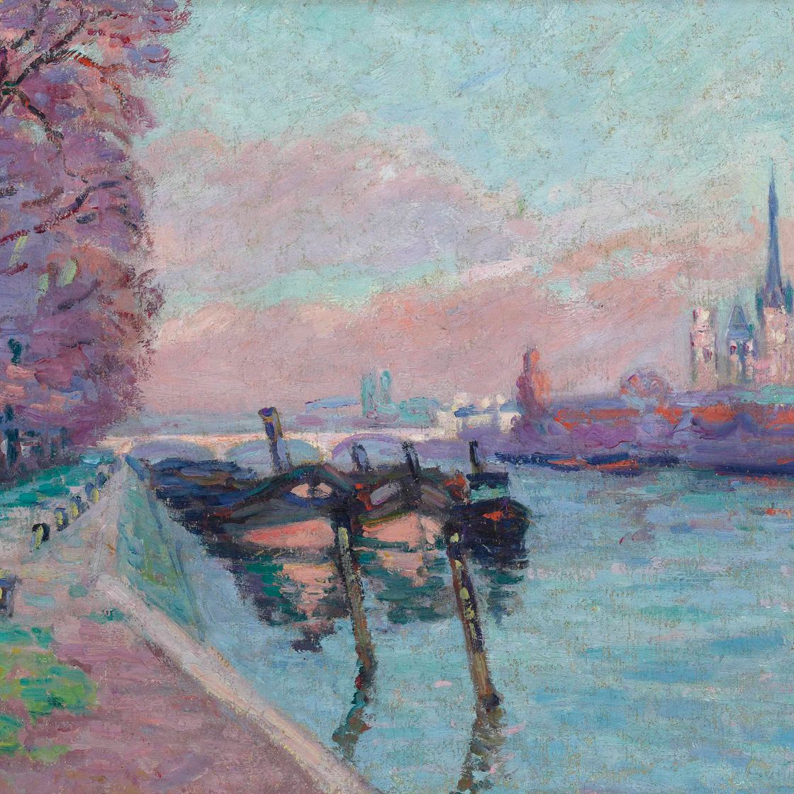 Armand Guillaumin — Набережная Сены в Руане