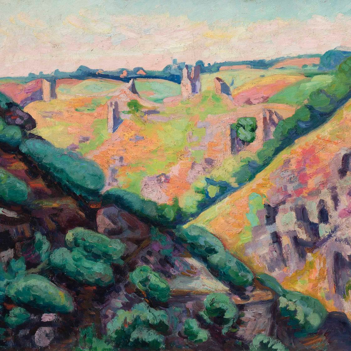 Armand Guillaumin — Руины замка Крозан