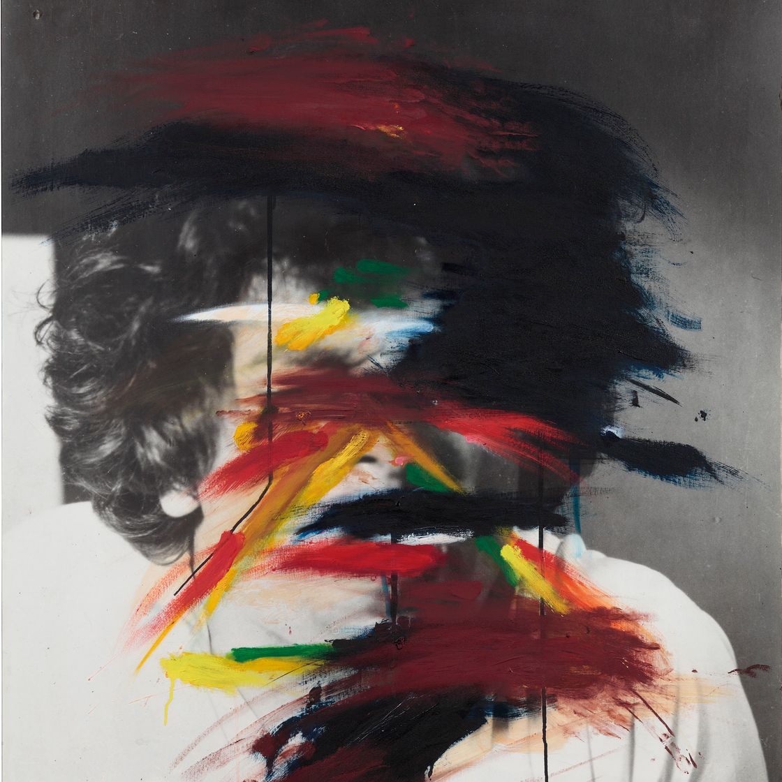 Arnulf Rainer — Раскрашивание лица (из серии Face Farces)