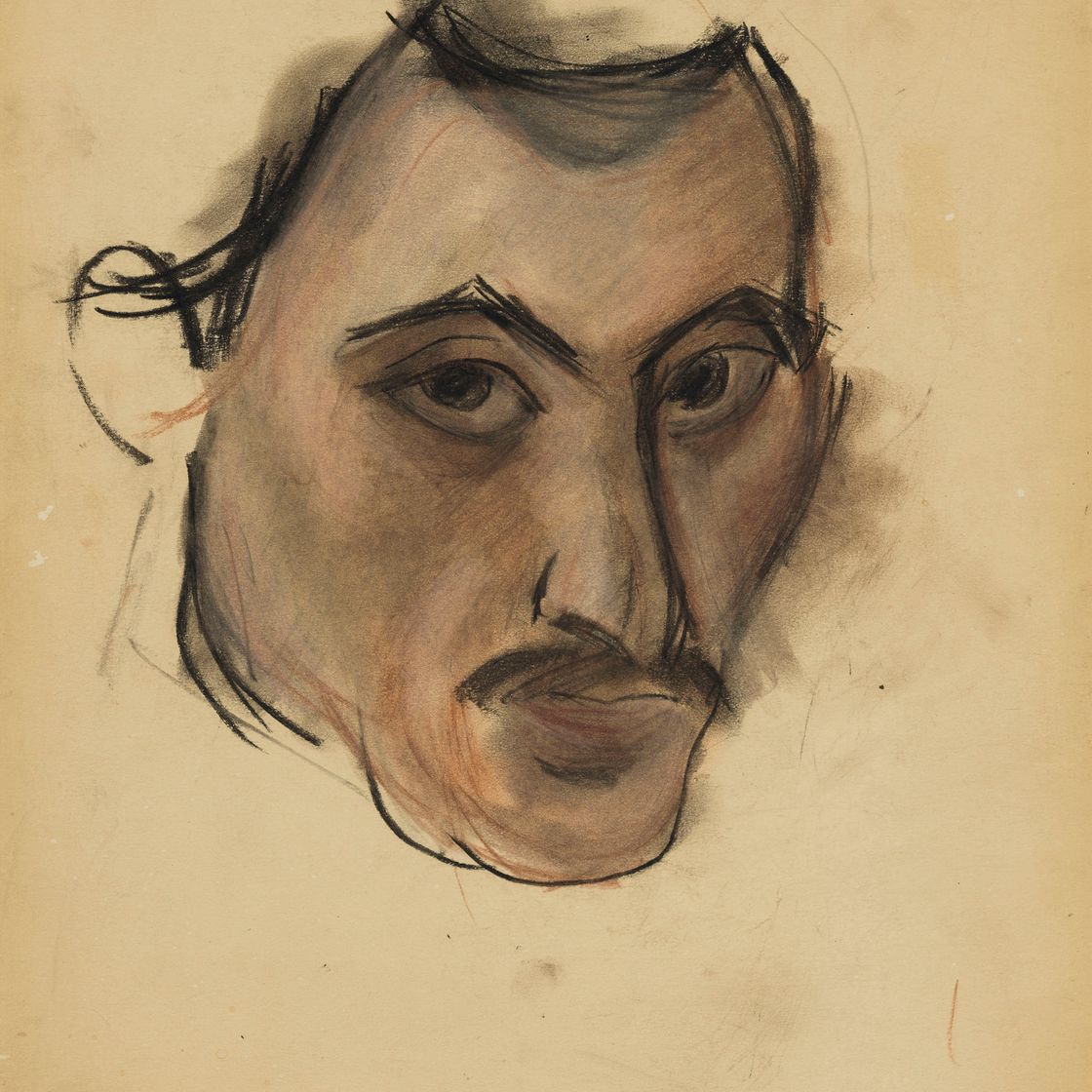Arshile Gorky — Без названия (автопортрет)