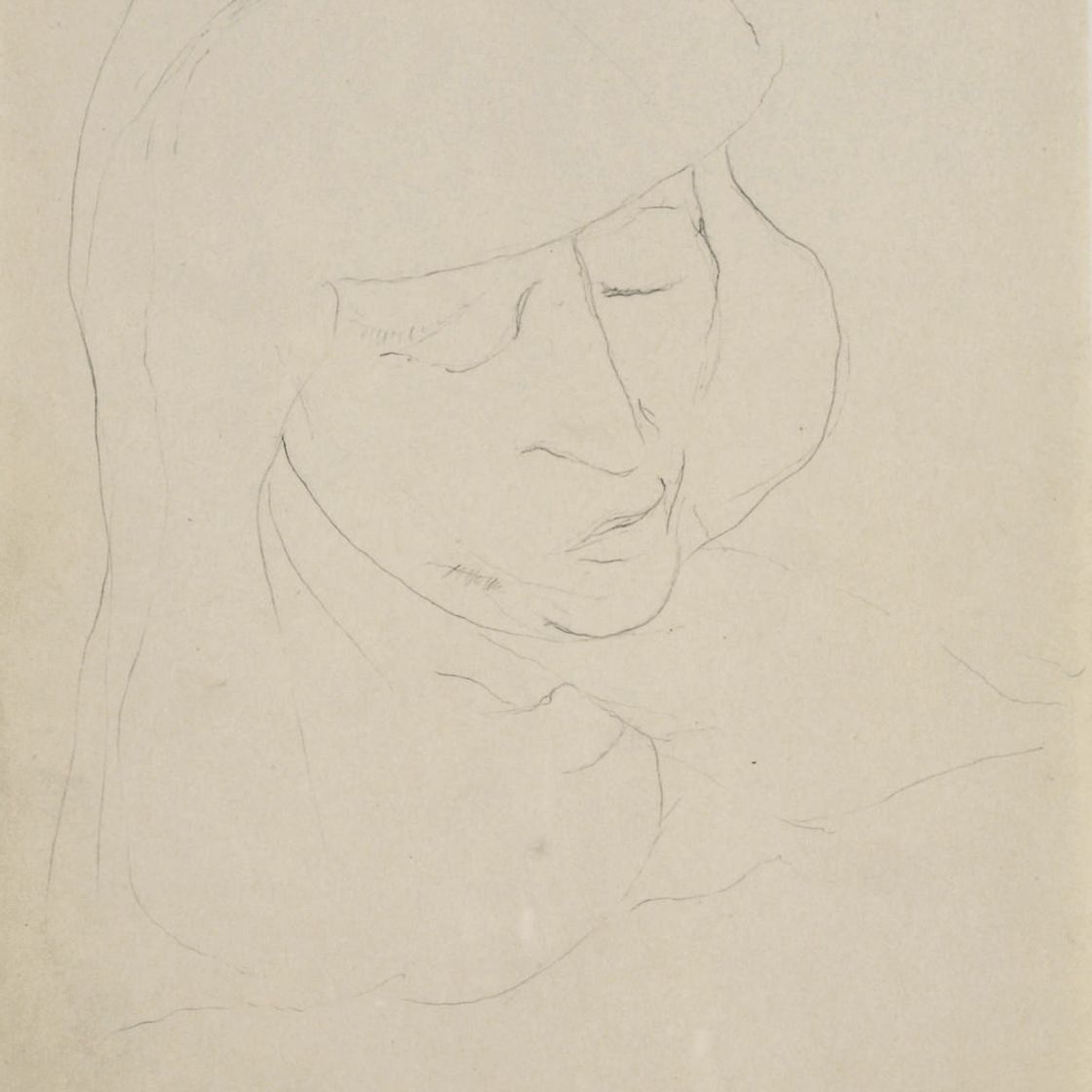 Arshile Gorky — Портрет Элейн де Кунинг