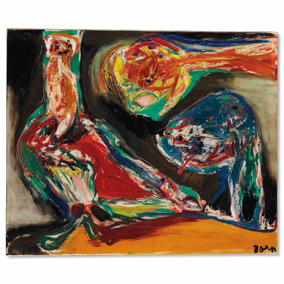 Asger Jorn — Фугленс-даг (день влюбленных)