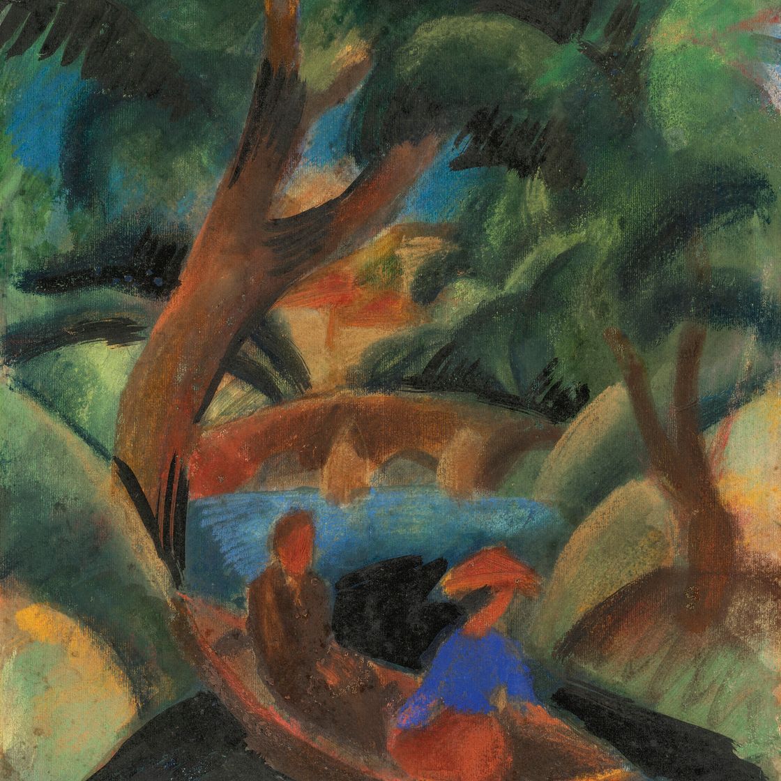August Macke — День, когда я начинаю, изображение 1