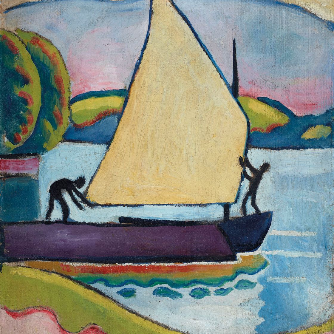August Macke — Сегельбут-ам-Морген