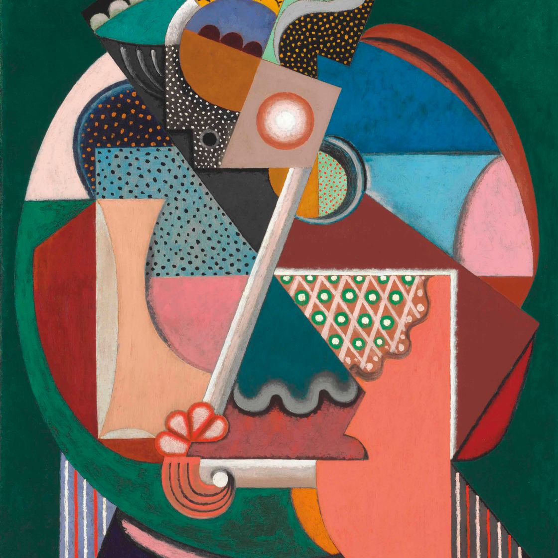 Auguste Herbin — Композиция, танцовщица