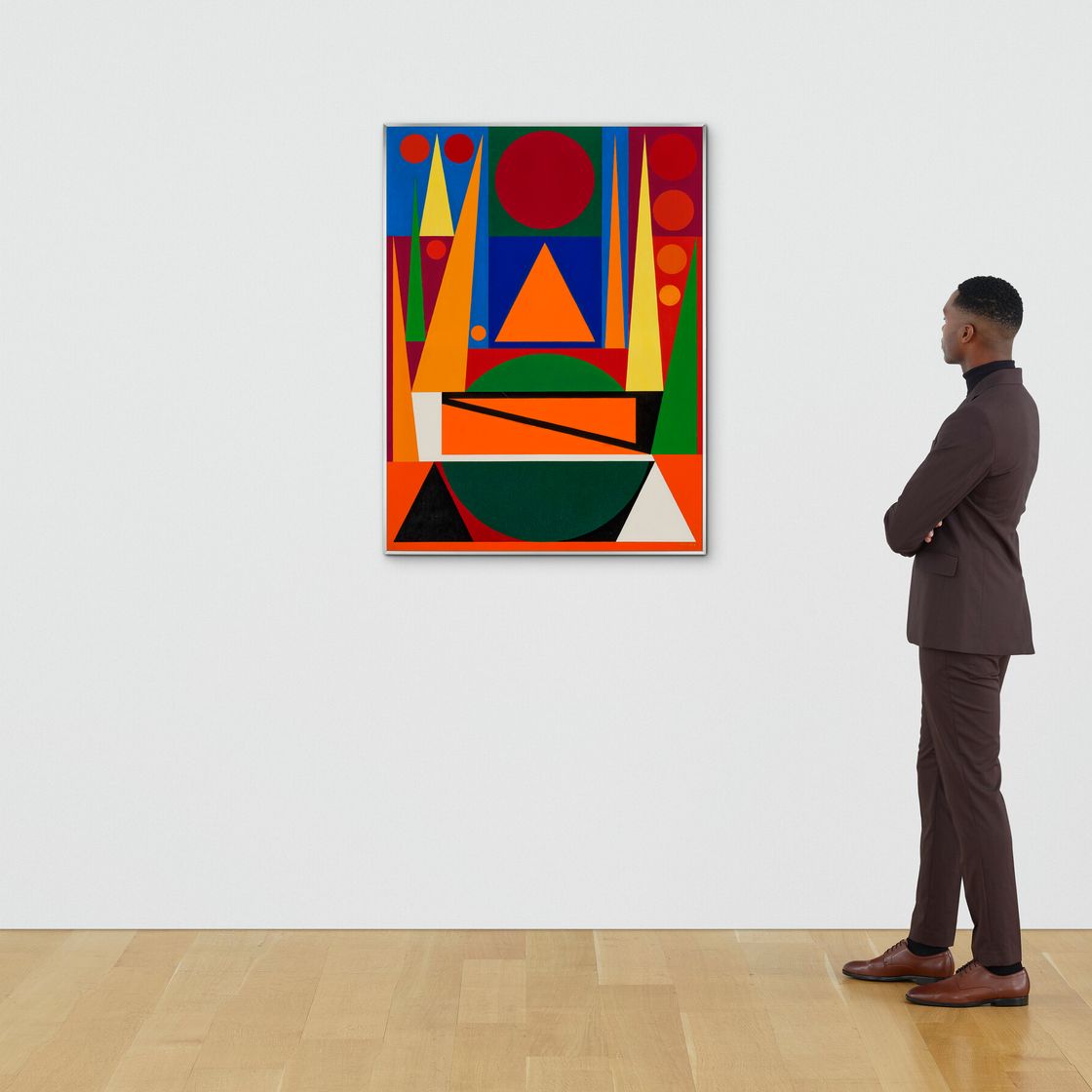 Auguste Herbin — Радость II, изображение 5