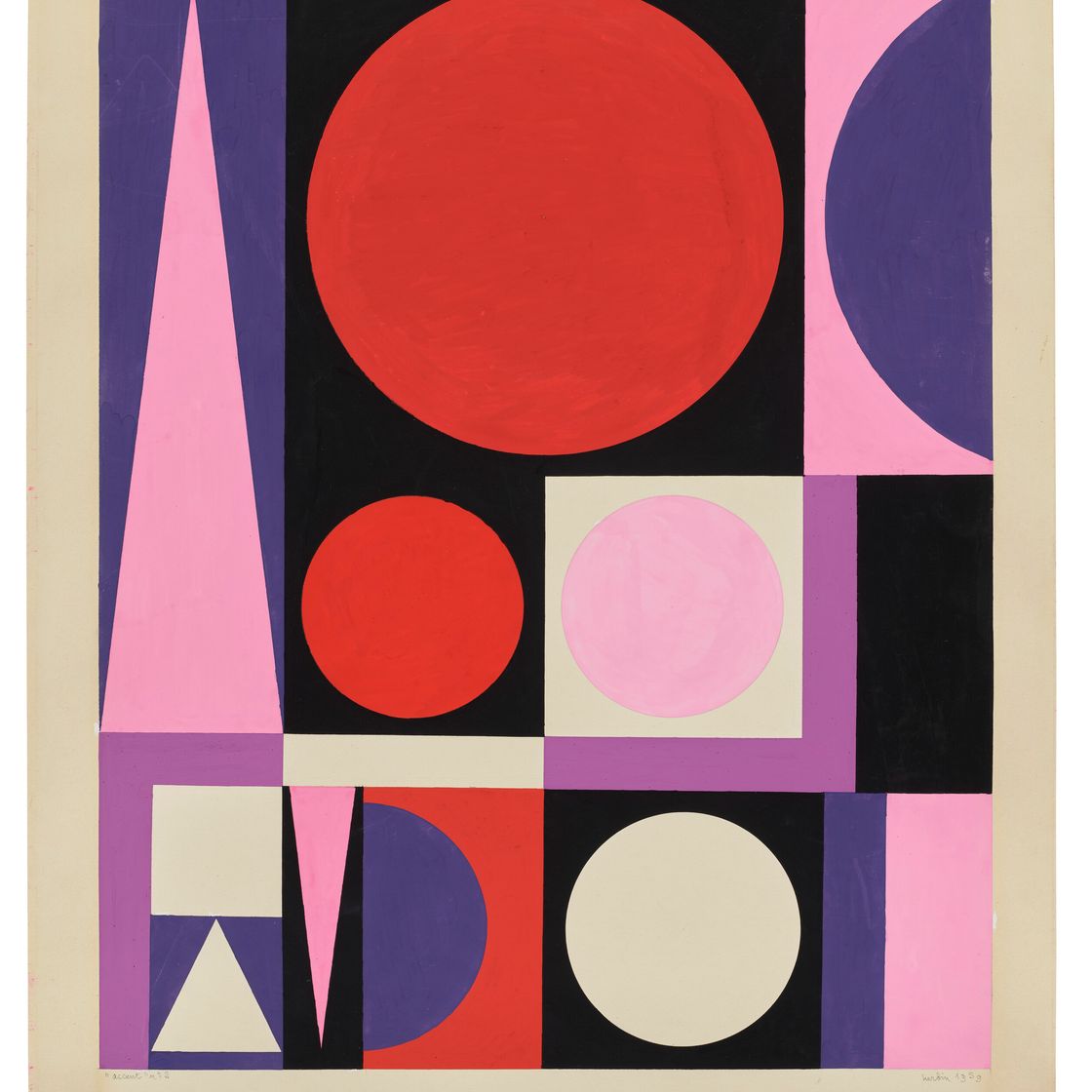 Auguste Herbin — Акцент № 2, изображение 2