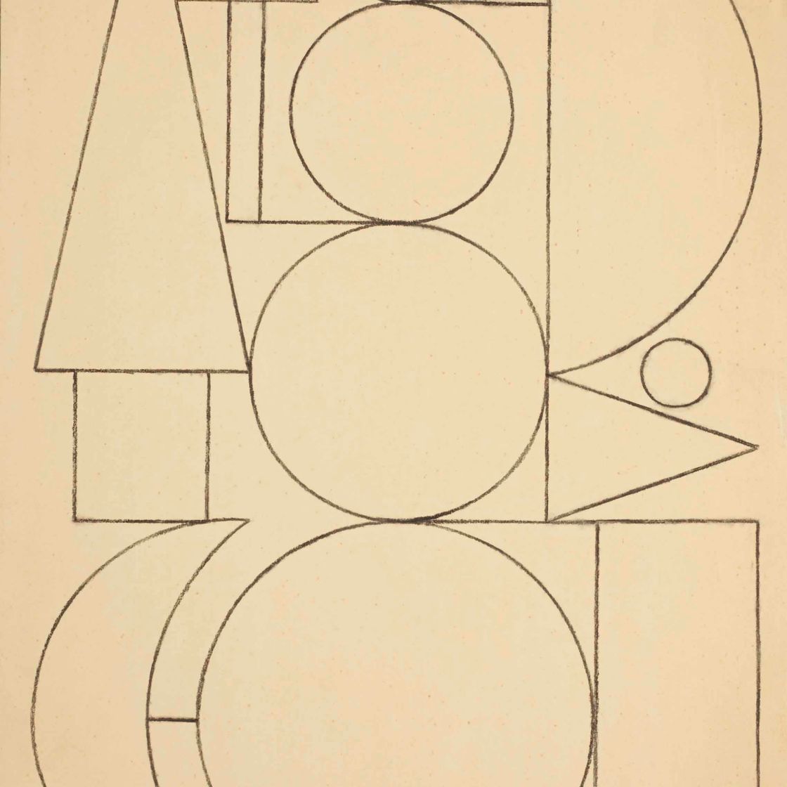 Auguste Herbin — Композиция под названием "Трава"