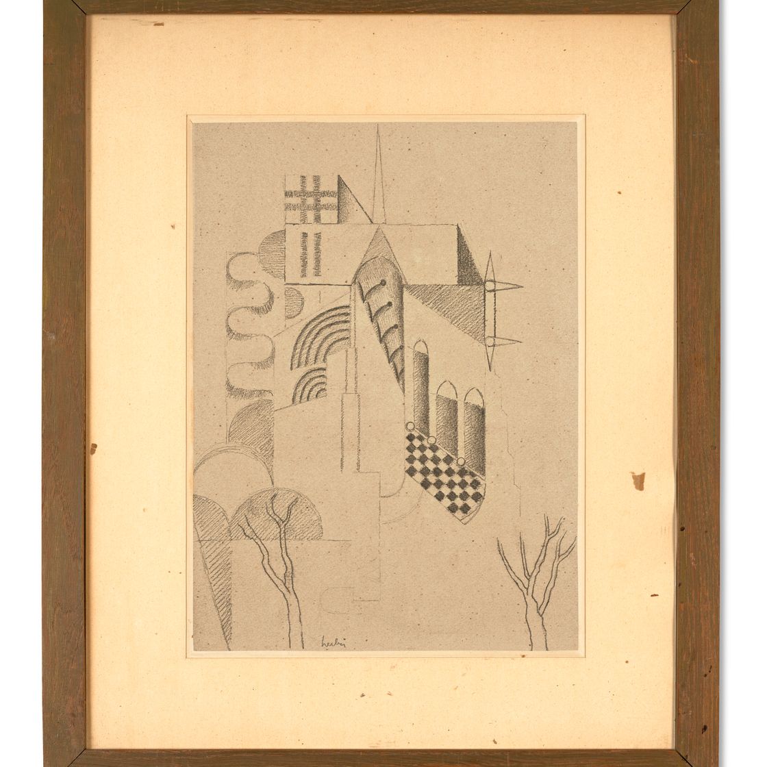 Auguste Herbin — Композиция из дерева, изображение 4