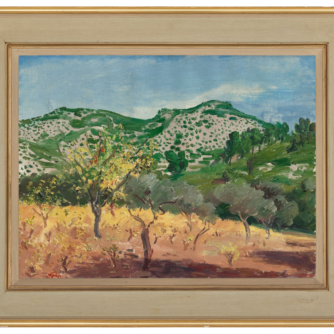 Augustus John — Оливковая роща, Прованс, изображение 2