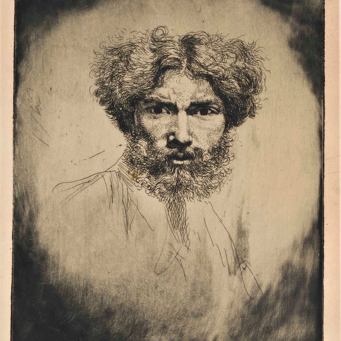 Augustus John — Портрет художника: Тет Фаруш (Кэмпбелл Доджсон, 10), изображение 1